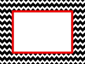 Multiple sizes available for all screen sizes. Black and Red Borders and Frames by ClipArt Couple | TpT