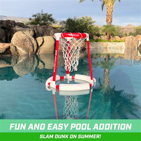 Gosports Splash Hoop 360 Floating Pool Basketball Game Includes Hoop
