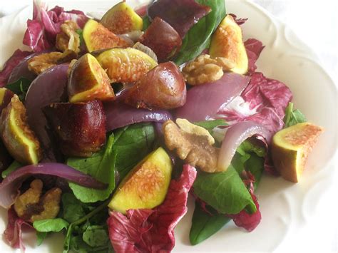 Fig Salad Dressed With Balsamic Vinaigrette Lisas Kitchen