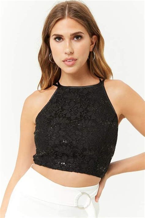 Forever 21 Lace Cropped Cami Cropped Cami Fashion Latest Trends