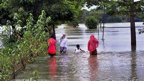 Assam Floods Situation Critical At Least 5 Dead Over 17 Lakh People