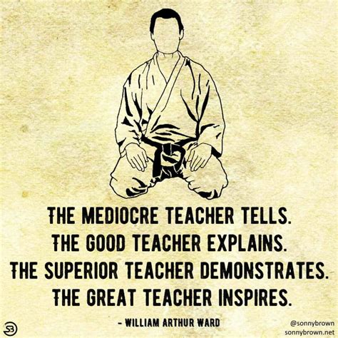 The Mediocre Teacher Tells The Good Teacher Explains The Superior Teacher Demonstrates The
