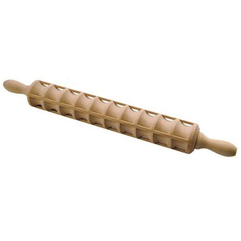 Ravioli Wooden Rolling Pin Overall Size 23 12 Pasta And Ravioli