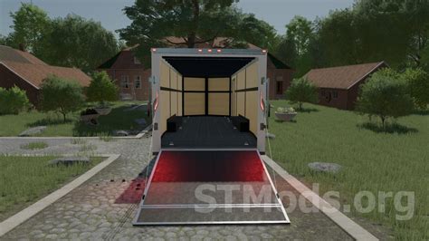 Скачать мод Enclosed Trailer 24ft 2022 версия 11 для Farming Simulator