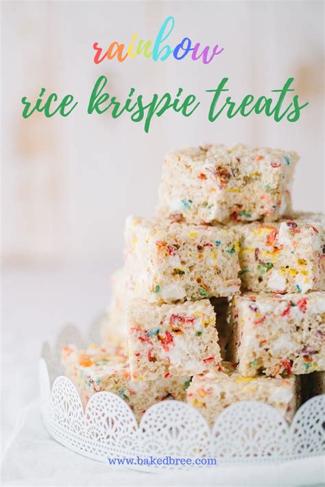 Rainbow Rice Krispies Recipe Rice Krispie Treats Chocolate Chip