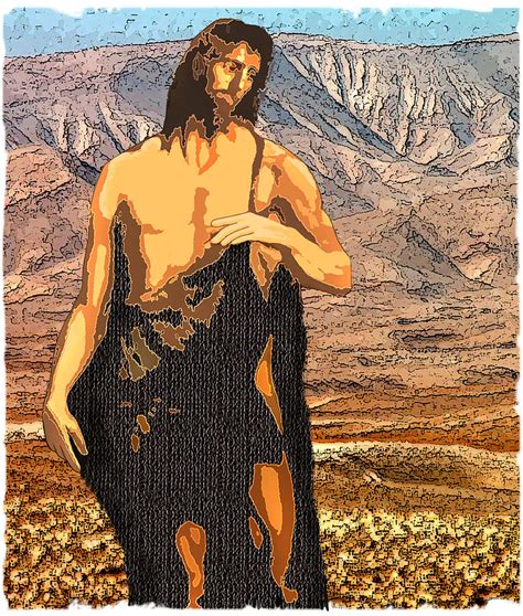 John The Baptist In The Judean Wilderness Digital Art By Dale Bargmann