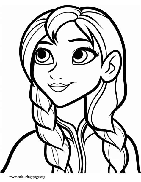 Frozen 2 coloring pages with elsa and anna together on one pagebeautifull coloring pages with elsa and anna from the froze 2 movie. Frozen - Anna coloring page