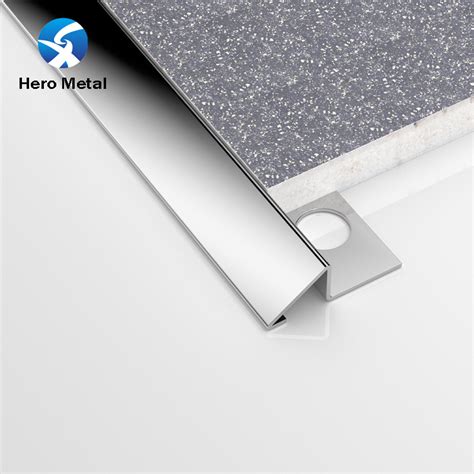 Specialized High End Thin Stainless Steel Molding Ceramics Flooring