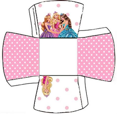 Barbie Princess Charm School Free Printable Boxes Oh My Fiesta In