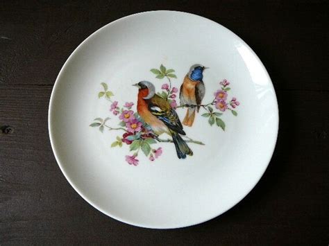Kaiser Plate With Birds Made In West Germany Collectible