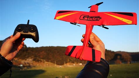 HAWK S Work 2 CH RC Airplane RC Plane Ready To Fly Red 2 4GHz Remote