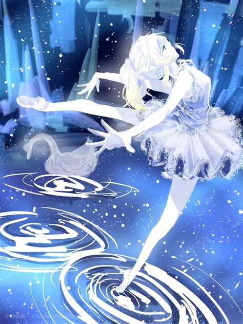 Eli Swan Lake Anime Ballet Ballerina Anime Anime Art Girl