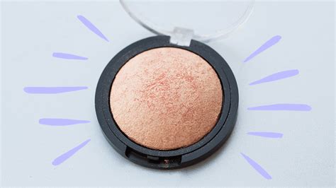 This E L F Apricot Glow Baked Highlighter Looks Incredible On Every