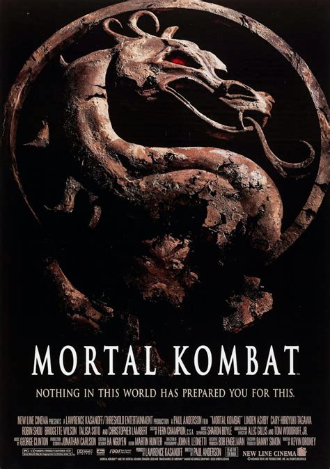 Mortal Kombat Movie Poster Classic 90s Vintage Poster Prints4u