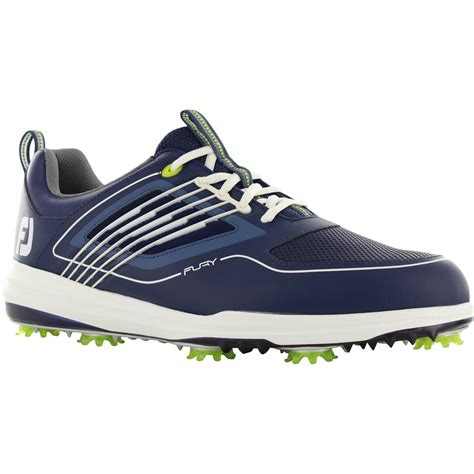 These shoes made to the top of. FootJoy FJ Fury Golf Shoes at GlobalGolf.com