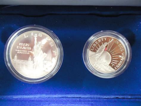 1986 S Us Liberty 2 Coin Proof Set