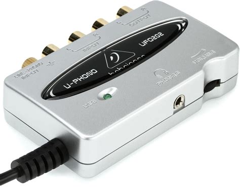 Behringer U Phono Ufo202 Usb Audio Interface With Phono Preamp Usb