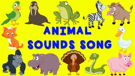 Animal Sounds Song English Nursery Rhyme Baby Song For Children