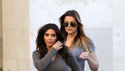 kim kardashian khloe kardashian and kylie jenner film their reality show in la photos