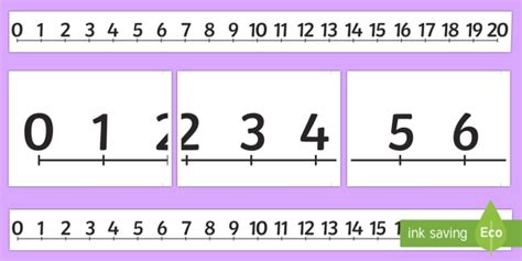 Giant 0 20 Display Number Line Numbers 0 20 Giant Large