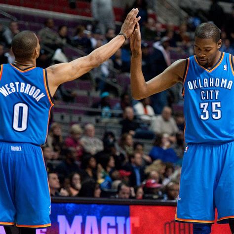 Kevin Durant And Russell Westbrook Are Officially The Best 1 2 Punch In