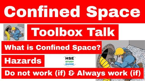 Tbt Topic Confined Space In Hindi Tool Box Talk Topic Confined Space