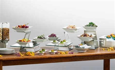 Swan Line Tiered Serving And Food Display Stands Rosseto Food