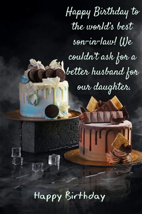 Happy Birthday Wishes For Son In Law With Birthday Images Dreams Quote