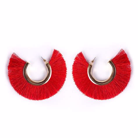 Aggregate More Than Red Tassel Earrings Super Hot Seven Edu Vn