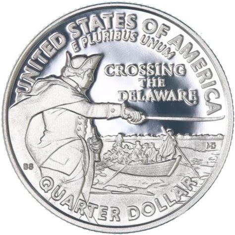 2021 S Crossing The Delaware Proof America The Beautiful Quarter