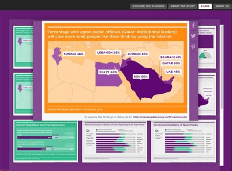 Northwestern Qatar Arab Media Use Survey — Information Is Beautiful Awards