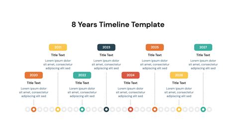 8 Years Timeline Powerpoint Template 🔥 Free Download Now