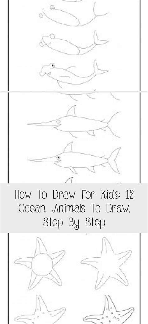 12 How To Draw Ocean Animals Anime Sarahsoriano