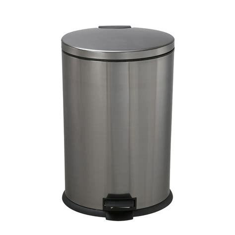 Better Homes And Gardens 105 Gal Stainless Steel Oval Kitchen Garbage