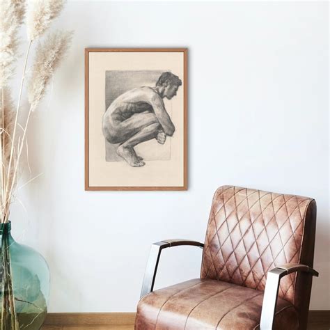 Man Nude Art Gay Art Nudes Naked Man Male Nude Drawing Etsy Finland