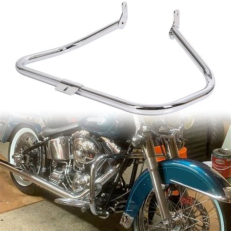 Motorcycle Engine Guard Crash Bar For Harley Softail Models Heritage Fat Bo Cq Ldhkd