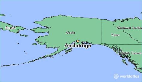 Where Is Anchorage Alaska On A Map Cities And Towns Map