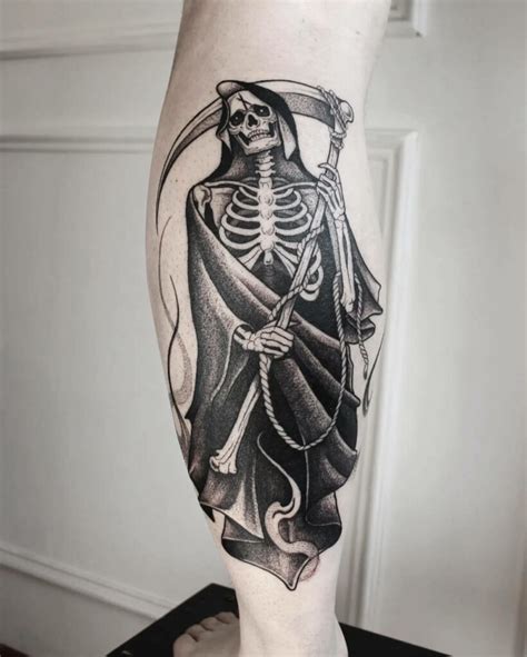 11 Stencil Grim Reaper Tattoo Ideas That Will Blow Your Mind Alexie