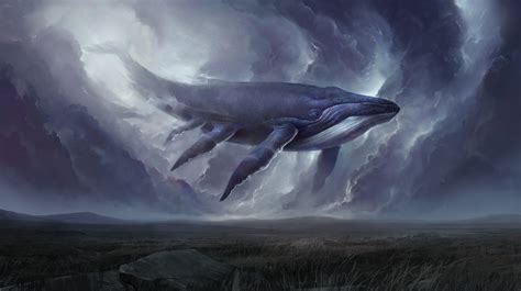 Quiet Whale By Gael Giudicelli Creature Artwork Whale Fantasy Monster
