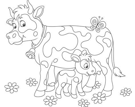 Coloriage Coloriages Animaux Animaux Ferme9 10 Doigts
