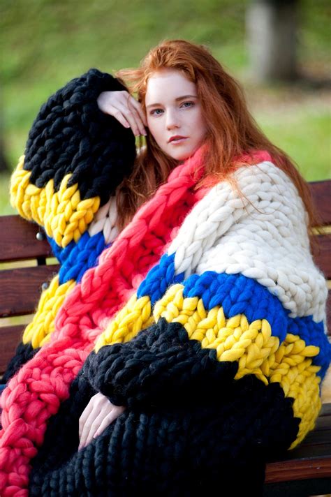 Do not dry clean do not bleach; Chunky knit - oversized cardigan. Super chunky knit ...