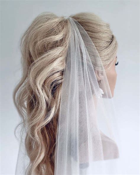 42 Different Wedding Hairstyles With Veil Wedding Forward