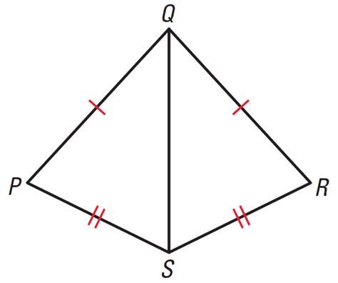 خصائص تطابق المثلثات