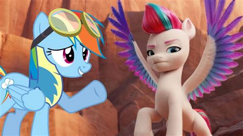 Zipp Storm A Wonderbolt Following Rainbow Dashs Example Youtube