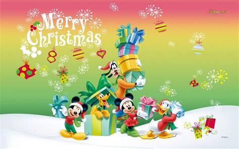 Mickey Mouse Christmas Wallpapers Wallpaper Cave