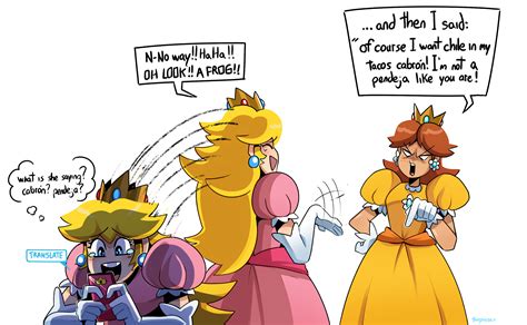 Princess Peach And Princess Daisy Mario Drawn By Thegreyzen Danbooru