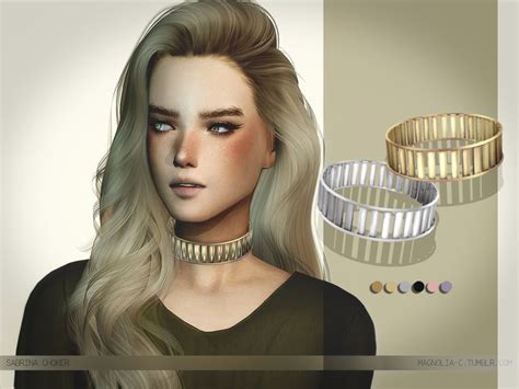 New Mesh By Me Found In Tsr Category Sims 4 Female Necklaces The