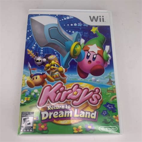 Kirbys Return To Dream Land Nintendo Wii 2011 Complete Case And