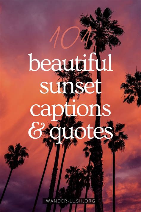101 Sunset Quotes Captions For Instagram Artofit