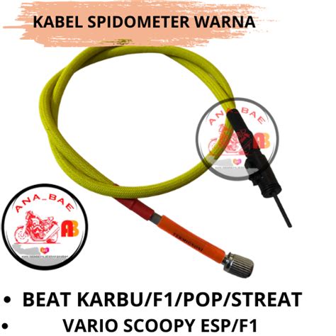 Kabel Speedometer Warna Variasi Kabel Speedometer Gear Box Vario Beat